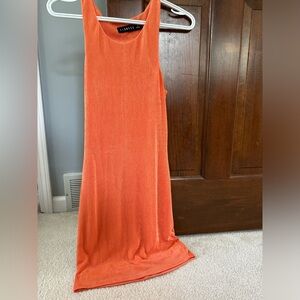 Lioness orange mini dress.